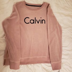 Calvin Klein Sweatshirt in Blush Sz XL